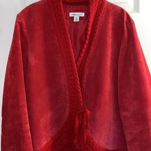 Coldwater Creek Leather Jacket SZ XL Vintage 80’s.